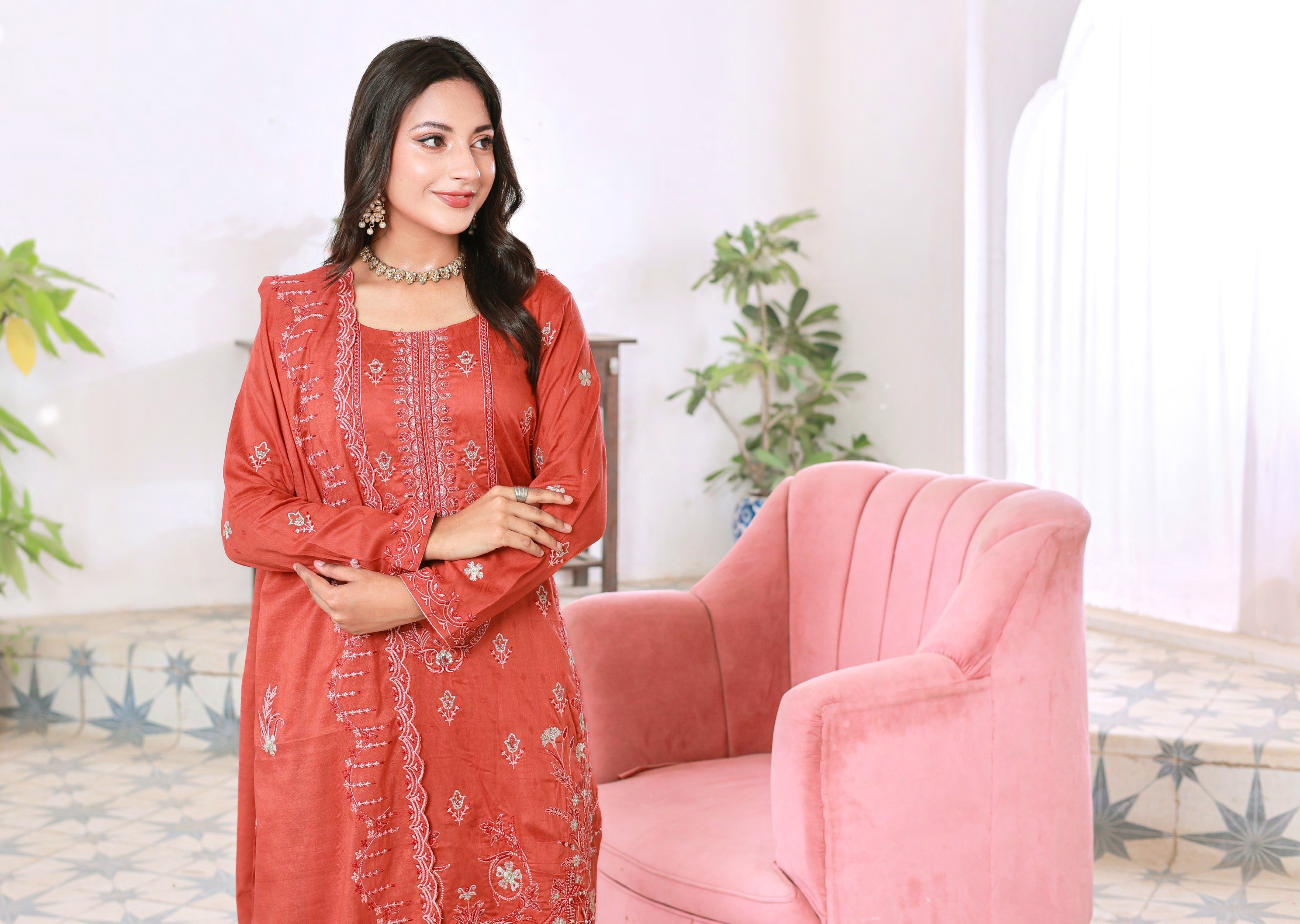 Jacquard Fancy Embroidered Collection